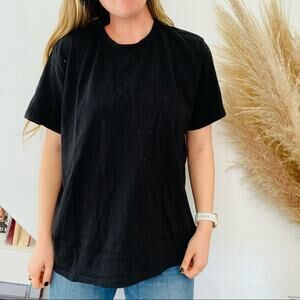 FOREVER 21 F21 Men’s Basic Classic Black Crew Neck Short Sleeve Tee T Shirt XXL